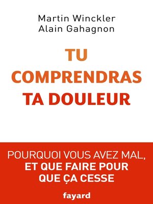 cover image of Tu comprendras ta douleur